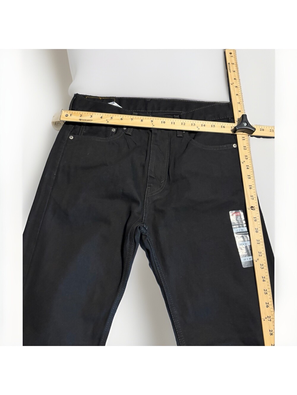 Levis 505 Jeans New Mens Regular Fit Straight Leg Sz 32X32 NEW - Picture 3 of 7